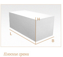 Газобетонный блок ГРАС D500, B3.5, 600x250x400 мм