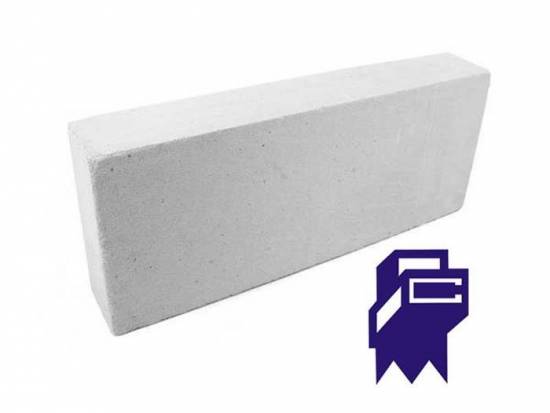 Блок газобетонный перегородочный 625*250*100мм В 3,5 D 600кг/м3 Могилевский КСИ