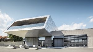 Алюминиевая кровля Система PREFALZ 47 Серая патина Prefa