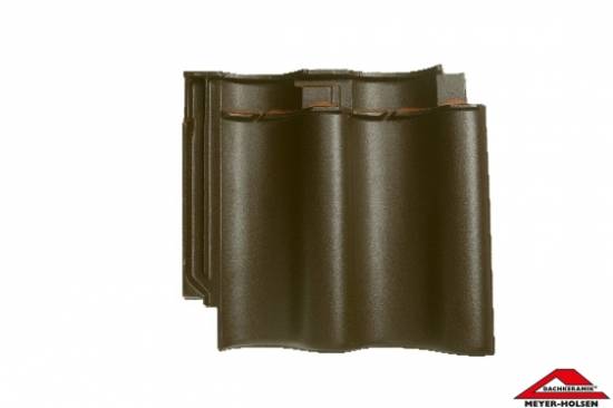 Керамическая черепица Meyer-Holsen Vario Junior Zwilling коричневая земля, LinieKlassik, ангоб